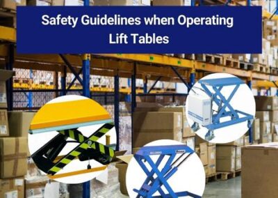 12 Safety Guidelines When Operating Lift Tables