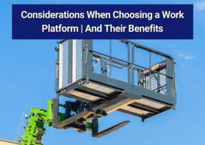 Considerations When Choosing a Work Platform | And Their Benefits