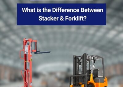What is the Difference Between Stacker & Forklift?