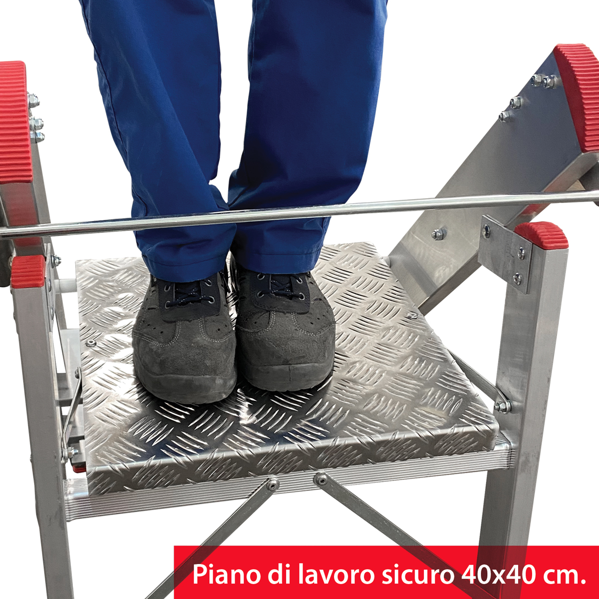 Faraone CM Professional Aluminium Step Stool - Image 3