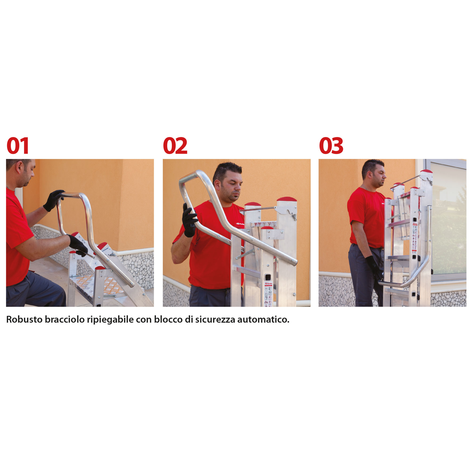 Faraone CM Professional Aluminium Step Stool - Image 6
